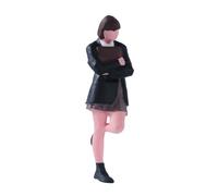 JWQFBC 1/64 Girl Figure Train Railway DIY Projects Desktop Ornament Female Student