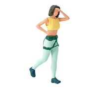 JWQFBC 1:64 Scale Miniature Human Figures Depicting Climbers, Made of Resin with Realistic Details. Ideal for Collectors, Women