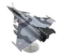 JWQFBC 1:72 French Rafale Fighter Jet Diecast Aircraft Model Display with Display Stand for Living Room Cabinet, gray