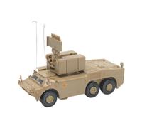 JWQFBC 1/72 Scale Vehicle Model Kits, Armored Car Model, Miniature Car, Toy Craft, 4D Assembly Vehicle for Adults, Gift, Yellow