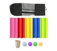 JWQFBC 10 Pieces Pipeline Team Building Game Group Pipe Challenge Outdoor Sport Kit with Relay Passing PVC Pipe and Storage Bag Suitable for, 50cm