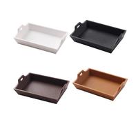 JWQFBC 4-piece Dollhouse Storage Set, Storage Baskets, Furniture,