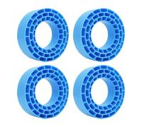 JWQFBC 4 Pieces RC Tire Inserts Replacement Parts Tire Padding Wheel Liners Adjustable Shock Absorber Cushions for Optimal Grip Ada, Blue