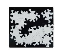 JWQFBC Arithmetic Puzzle Desktop Brain Teaser Spatial Challenge Creative Block Design Sturdy Acrylic Material Stimulates Intelligence Suitable for Fun Adults, Misfit 13