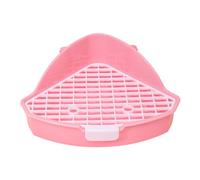 JWQFBC As A Small Animal Toilet, And Corner Tray. Facilitates Cage Cleaning with A Removable Wire Tray for And, pink