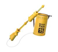 JWQFBC Backpack Water Soaker Toy 15 L Bathing Interaction High Pressure, Spray Toys Big Capacity for Children Young Girls Children, Yellow