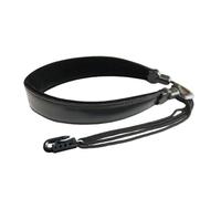 JWQFBC Comfortable Saxophone Strap PU Leather Soft Padding Adjustable for Soprano Alto Tenor Instrument Accessory Suitable for Practice Performance Mus, Wide shoulder pads