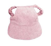JWQFBC Dog Baseball Cap, Summer for The Beach, with Ear Holes, Comfortable, Fashionable And Adjustable, Pink, XL