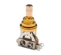 JWQFBC Electric Guitar Pickup And Tone Selector, 3-position Toggle Switch, Reliable And Short Replacement Accessory for Adults, gold