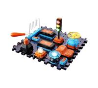 JWQFBC Experiment Kit for Scientific Circuits - Educational Toy with LED Lights - Scientific Experiments for Children Aged 8 to 13, B