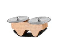 JWQFBC Finger Cymbal with Wooden Stand, Versatile in Its Use, Improves The