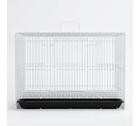 JWQFBC Foldable Metal & Dog Cage for Small Animals, Puppy Playpen with No-Install Design, Blue 35 * 25 * 25cm Small Size, Set Three (Set Two + Water Dispenser)