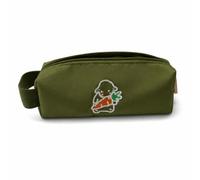 JWQFBC Large Capacity Pencil Case, Fallen Leaf Green (Alpaca) | Textile Material, School Supply Case, Desk Accessory, For Aspiring Artists