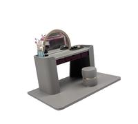 JWQFBC Miniature Dollhouse Vanity Table Tiny Simulation Dollhouse Furniture