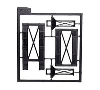 JWQFBC Miniature Garage Lifter for 1:64 Scale Model Car Parking, Stereoscopic Display Stand, Miniature Simulation Rack Support, PP Assembly Part, Double deck