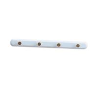 JWQFBC Miniature Wooden Coat Rack for Dollhouse, Hat And Coat Hanger, Vintage Wall Accessory, Retro Simulation Coat Rack, Handmade, White
