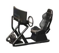 JWQFBC Model of A Simulator Seat in 1:64 Scale, Diorama Accessory, Realistic Representation, Seat Support Model, Black