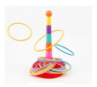 JWQFBC Multicolor Toss Game for Kids, Outdoor Toss s for Backyard, Agility & Field, Single Pillar Only