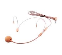 JWQFBC Professional Headband with Speech Mic Earpiece And Hook Vocal Headset for Stable And Reliable Suitable for, Brown