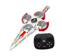 JWQFBC Remote Control Airplane with Gesture Control, Flying, RC Airplane with 360° Detection, Toy Airplane, Remote Control Airplanes, Red