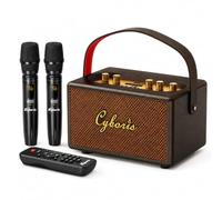 JWQFBC Retro Speaker, 80W with, Portable Machine for Adults