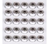 JWQFBC Sewing Thread Kit, Polyester Thread for, 15 Colors with Black Thread & Storage Case, 20 White Metal Bobbins