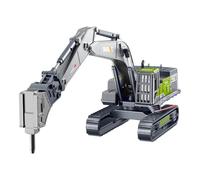 JWQFBC Small Construction Vehicles Engineering Vehicles Alloy Construction Vehicle Toy for, Drilling machine
