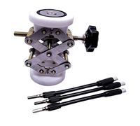 JWQFBC Telescopic Screwdriver for Guitar Braces, Metal, Adjustment Range 2.56" to 5.04", DIY Accessory for Supporting, White