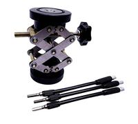 JWQFBC Telescopic Screwdriver for Guitar Braces, Metal, Adjustment Range 2.56" to 5.04", DIY Accessory for Supporting, black