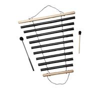 JWQFBC with 9 Tones And Mallet Decoration for Meditation Control in The Classroom - Ideal for Relaxation And As Decoration, Black