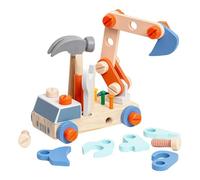 JWQFBC Wooden Tools Car Set Educational Toys for Preschool Children Boys