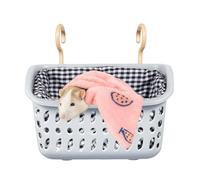 JWShang Rat Hammock for Cage - Chew Proof Warm Bed, Hanging Accessory for Small Animals, Mouse, Guinea Pig, Chinchilla, Sugar Glider, Ferret (Small)