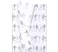 Jwssor Halloween Tissue Paper,20sheets Gift Wrapping Paper,Dance Ghost Tissue Wrapping Paper