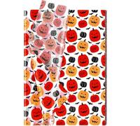 Jwssor Halloween Tissue Paper,Pumpkin 20sheets Wrapping,50x30cm Orange Paper for Halloween DIY Crafts