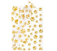 Jwssor Paw Print Tissue Paper,100sheets 20X14inch Gift Wrapping Paper for Gift Bags Packing Christmas Birthday Party DIY Crafts