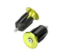 Jwthee 1 Pair Bar End Plugs Aluminum Alloy Bike Grip Handle Bar End Cap MTBs Handlebar Plugs Cover Caps Handlebar Accessory for Bicycles Handlebar Grips,Handlebars, Headsets and Stems (Green)