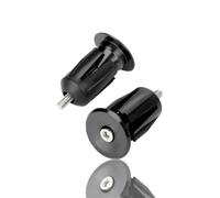 Jwthee 1 Pair Bar End Plugs Aluminum Alloy Bike Grip Handle Bar End Cap MTBs Handlebar Plugs Cover Caps Handlebar Accessory for Bicycles Handlebar Grips,Handlebars, Headsets and Stems (black)