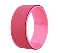 Jwthee 2 Colors Yoga Wheel, Yoga Stretch Bend Balance Wheel Circle Home Exercise Kit for Improving Yoga Poses, Backbends, Flexibility, Balance, Stretching, Relaxation (Pink)