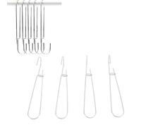 Jwthee 20PCS Pattern Hooks, 7.28in Metal Hangers for Organizing and Storing Your Sewing Patterns and Blocks Excellent to Hang Patterns Made of Oaktag or Manila Paper