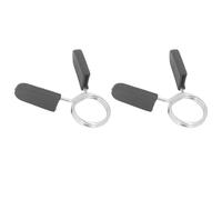 Jwthee 2PCS Barbell Spring Clip Collars, 30mm/1.2in Barbell Clamps, Dumbbell Spring Clip Circlip Collars with Easy Grip Handles for Strength Training Gym Accessory