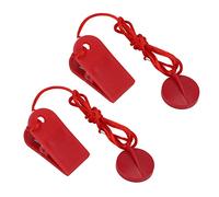 Jwthee 2PCS Magnetic Safety Switch, Universal Treadmill Magnet Safety Key Replacement, Treadmill Emergency Stop Lock for Most Running Machines Replacement Accessories