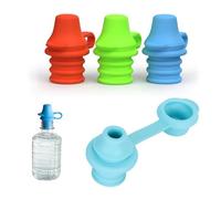 Jwthee 4PCS Colouful Silicone Spout, Silicone Bottle Covers Spill Proof Water Bottle Spout Adapter Water Bottle Caps Silicone Bottles Top Spout