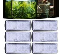 Jwthee 6Pcs Fish Tanks Filter Cartridges, Aquarium Filter Cotton Replacement Accessory for Fish Tanks 5.3x2.2in
