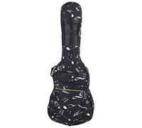Jwthee Acoustic Guitar Bag, Adjustable Shoulder Strap Guitar Case Gig Bag Acoustic Guitar Case Gig Bag Padded Guitar Bag Double Straps Bag Guitar Soft Carry Case Guitar Cover for Guitar