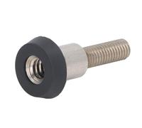 Jwthee Billiard Cue Bottom Plug, Pool Stick Back Plug, Billiard Cue Bottom Cover 55mm Rubber Aluminum Alloy Billiards Bumper Protector Pool Cues Tail Plugs for Replacement