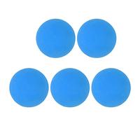 Jwthee Bouncing Balls,5pcs 6cm Bouncy Ball, Small Wall Balls, Rubber Portable Hand Exercise Balls Wall Ballss for Kids for Swimming Pools Beaches (azul)