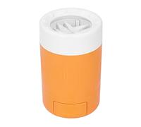 Jwthee Dog Paw Cleaner, Dog Paw Cleaner, Portable Washing Cup for Cute Dogs, Semi-Automatic Portable Dog Foot Wash Cup for Pets (Orange)