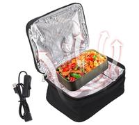Jwthee Heated Lunch Box, Portable Lunch Boxes Warmer Oven Food Warmer Portable Microwave Electric Lunch Box Food Heater for Work, Office, and Construction