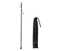 Jwthee Portable Camping Folding Lamp Pole, Adjustable Garden Hook Lightweight Collapsible Aluminum Lantern Stand Outdoor Lamp Post Hanging Light Holder Stick for Outdoor Camping