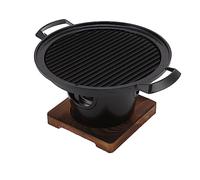Jwthee Portable Charcoal Grill, Mini Smokeless Tabletop BBQ Grill for One Person, Indoor/Outdoor Use